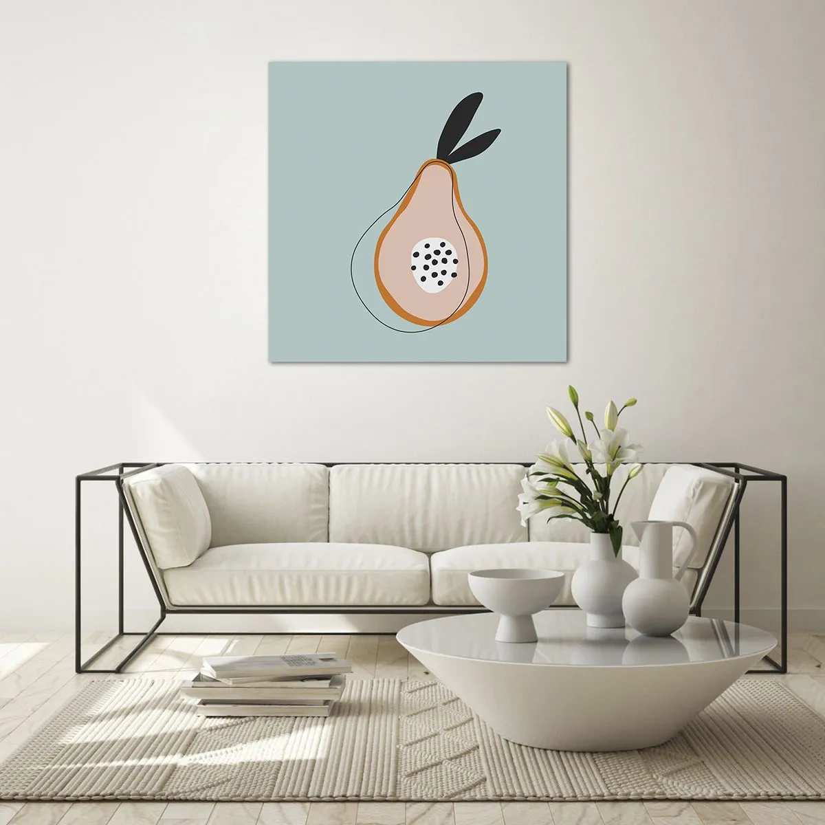 Quadro su vetro - Penetrare la natura delle cose - 50x50 cm