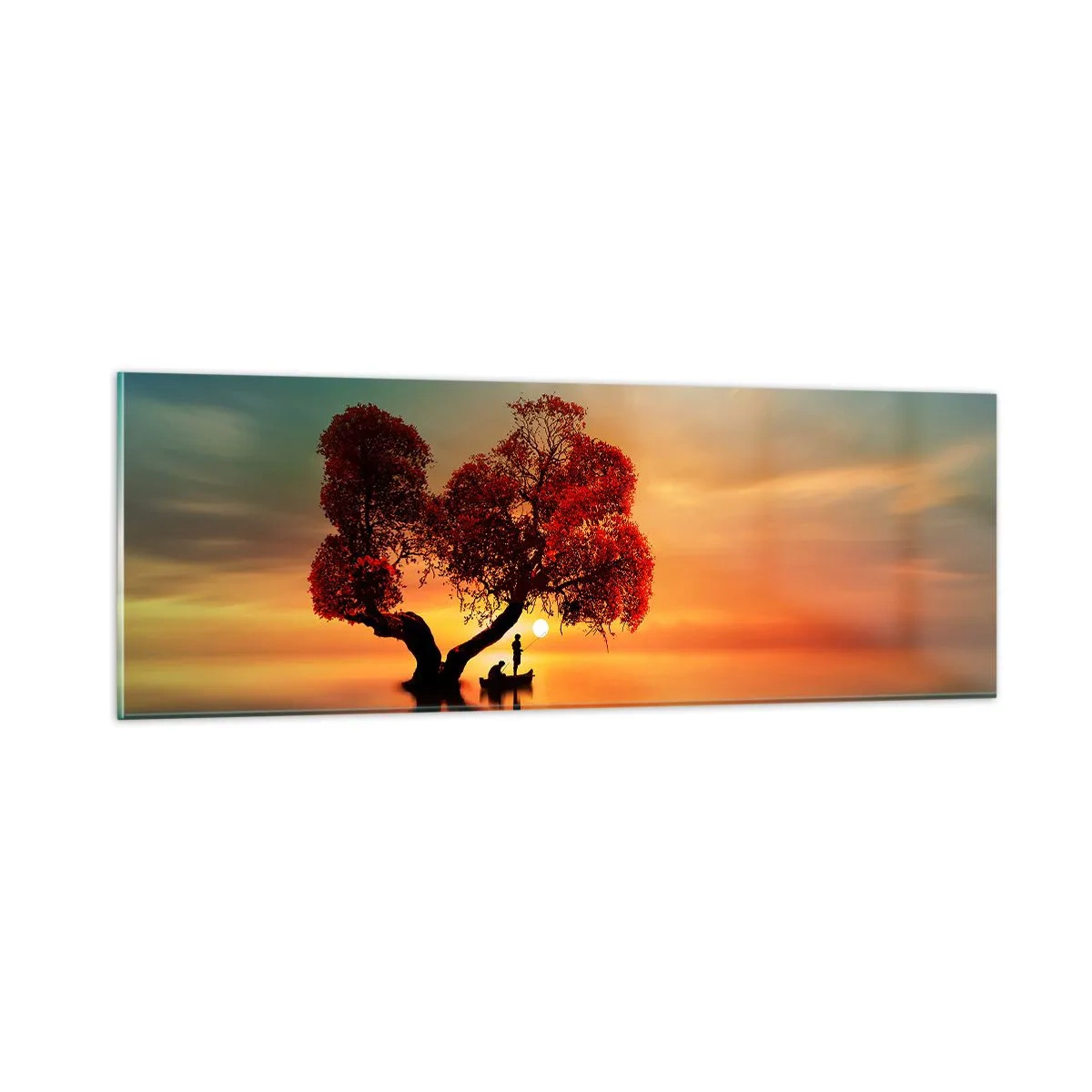 Quadro su vetro - Gli esiliati e il silenzio fuori dal mondo - 90x30 cm