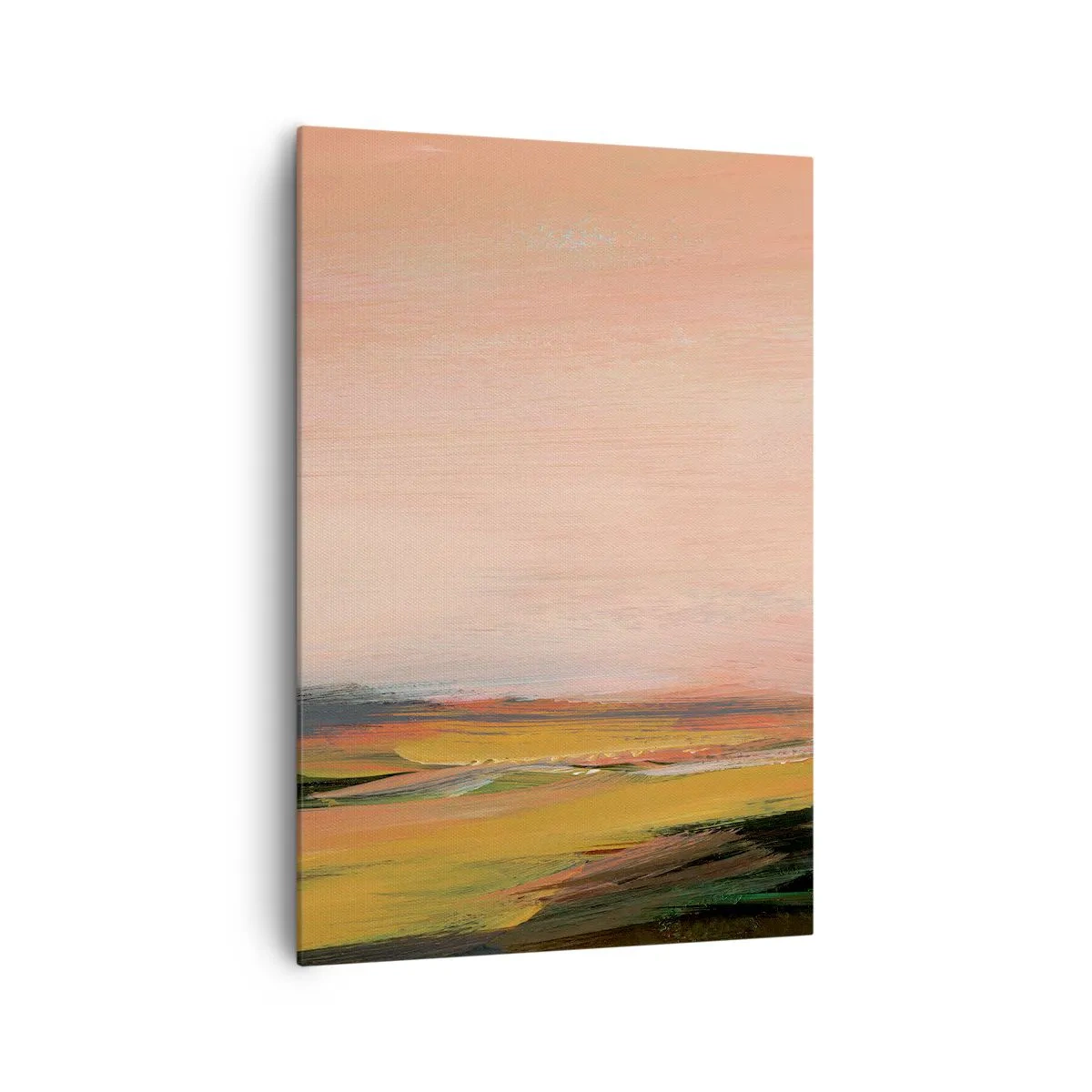 Quadro su tela - Stampe su Tela - Un paesaggio nei toni del rosa e dell'oro - 70x100cm - In tonalità di rosa - Decorazione murale moderna per soggiorno e camera da letto ARTTOR