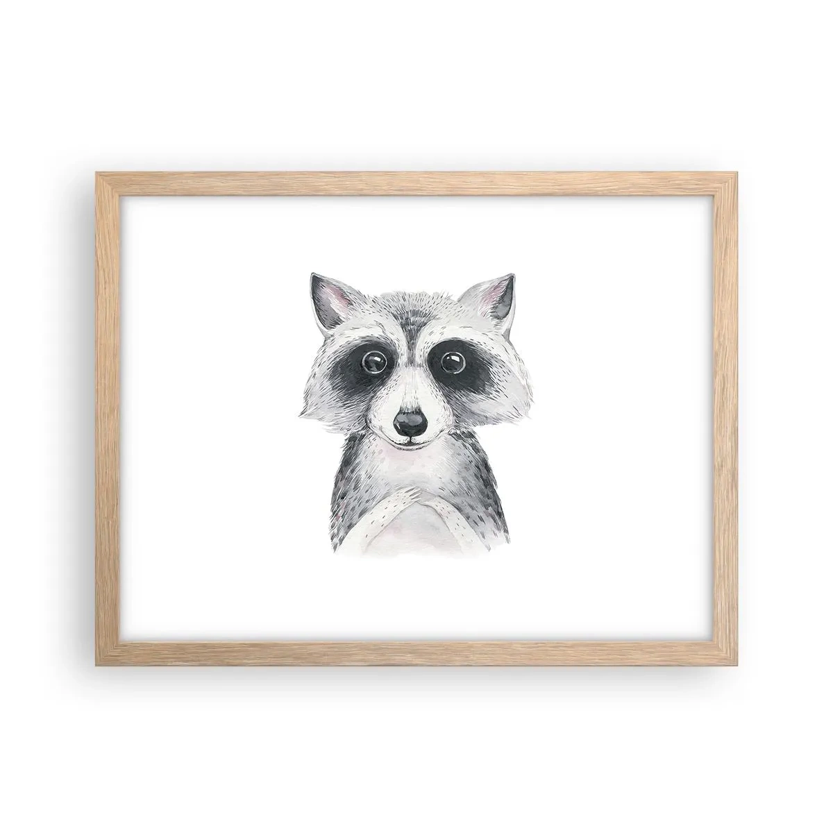 Poster in cornice rovere chiaro - Un attimo di commozione - 40x30 cm