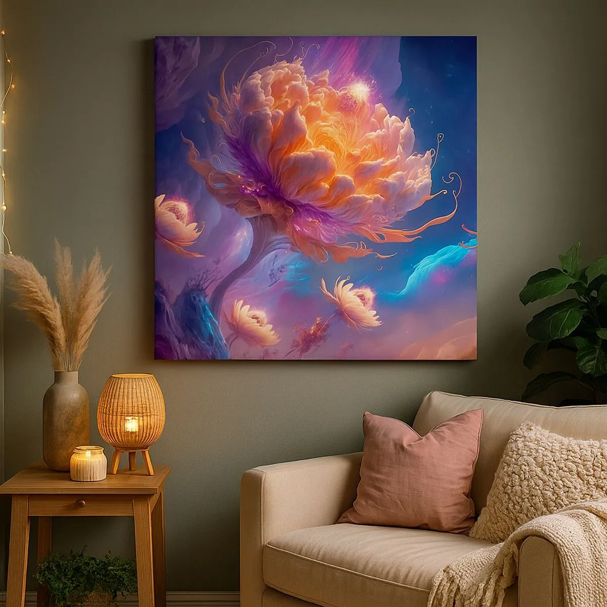 Quadro su tela - Stampe su Tela - Un altro mondo - 30x30 cm