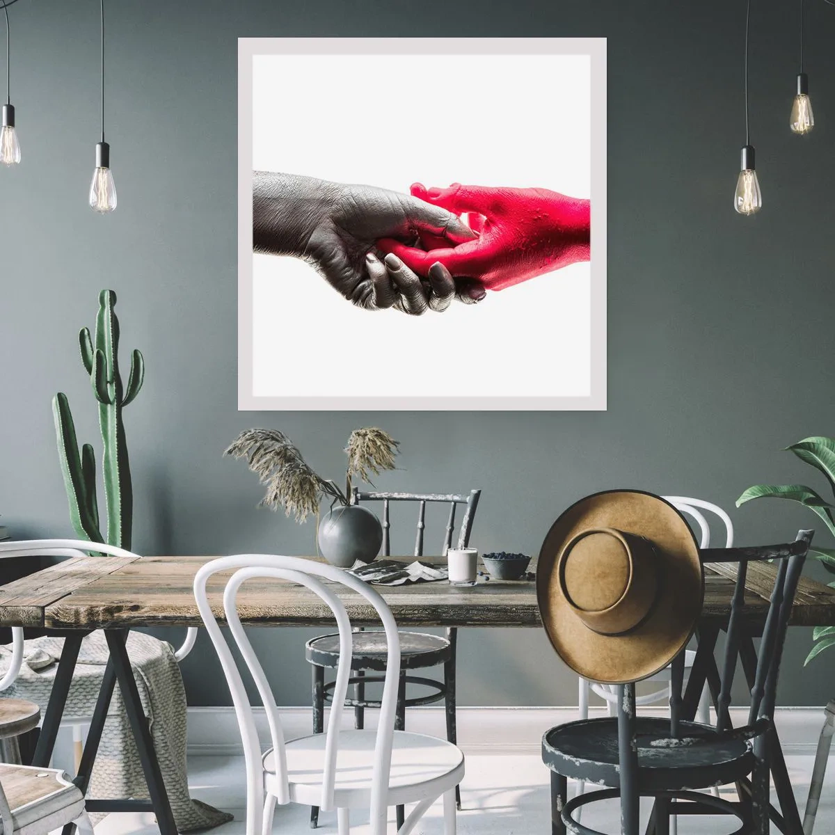 Poster - Insieme, sebbene diversi - 30x30 cm