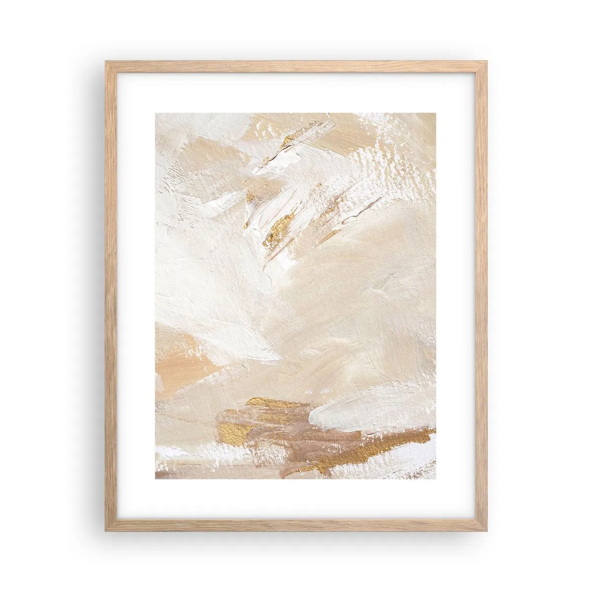 Poster in cornice rovere chiaro - Composizione pastello - 40x50 cm