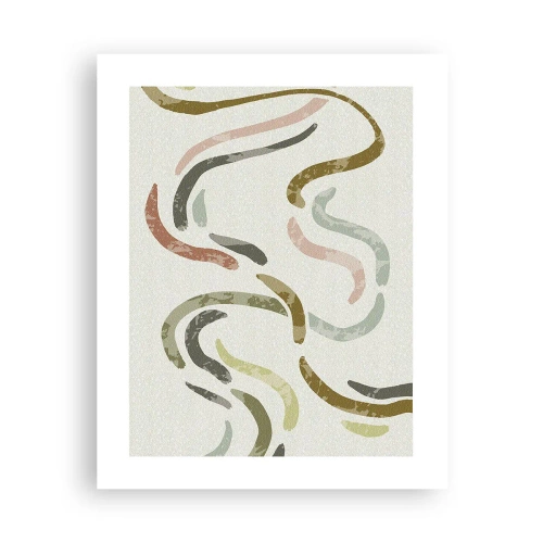 Poster - La danza gioiosa dell'astrazione - 40x50 cm