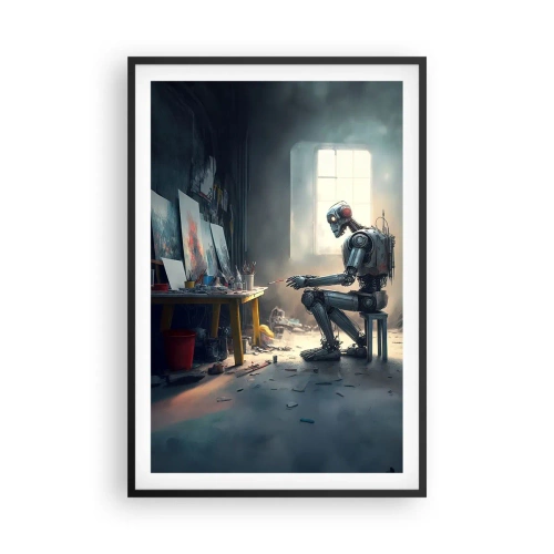 Poster in cornice nera - Atto creativo - 61x91 cm