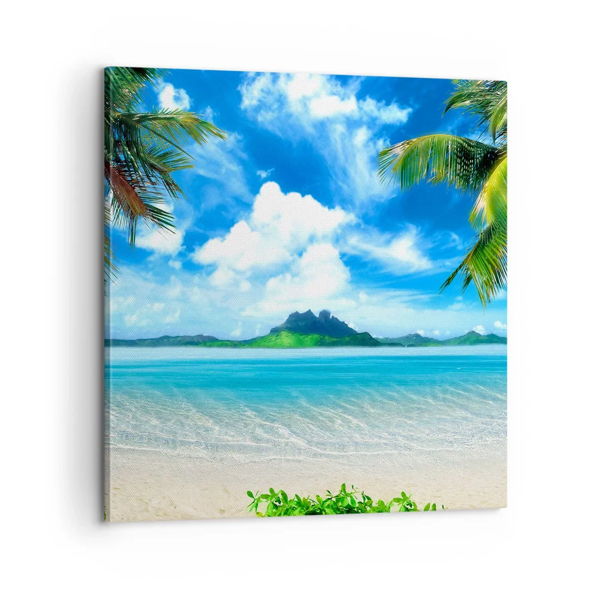 Quadro su tela - Stampe su Tela - L'azzurro dei tropici - 60x60 cm
