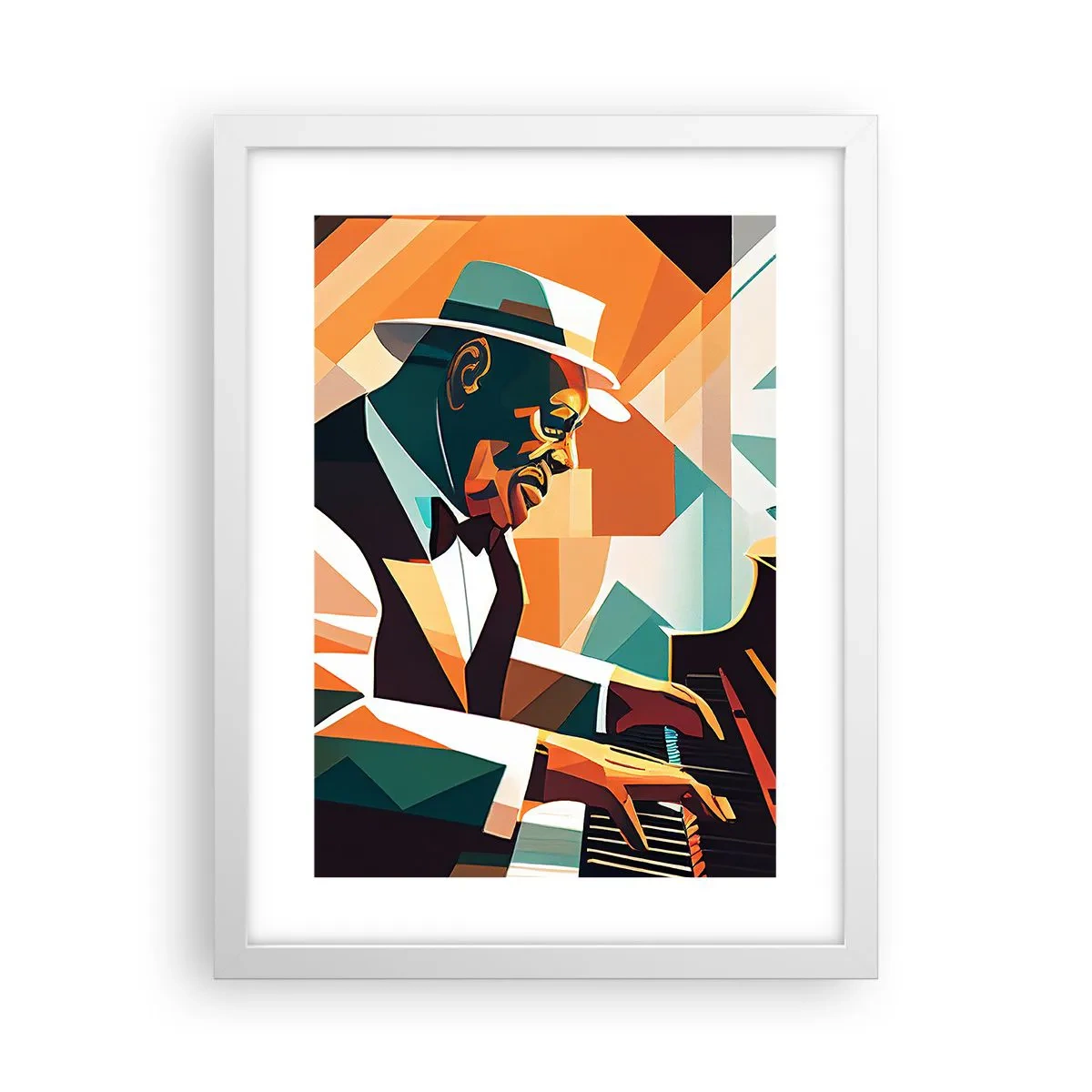 Poster in cornice bianca - Tutto il jazz - 30x40 cm