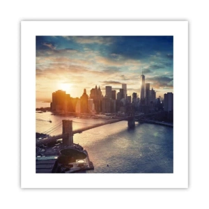 Poster - Il monumento alla cultura dell'occidente - 40x40 cm
