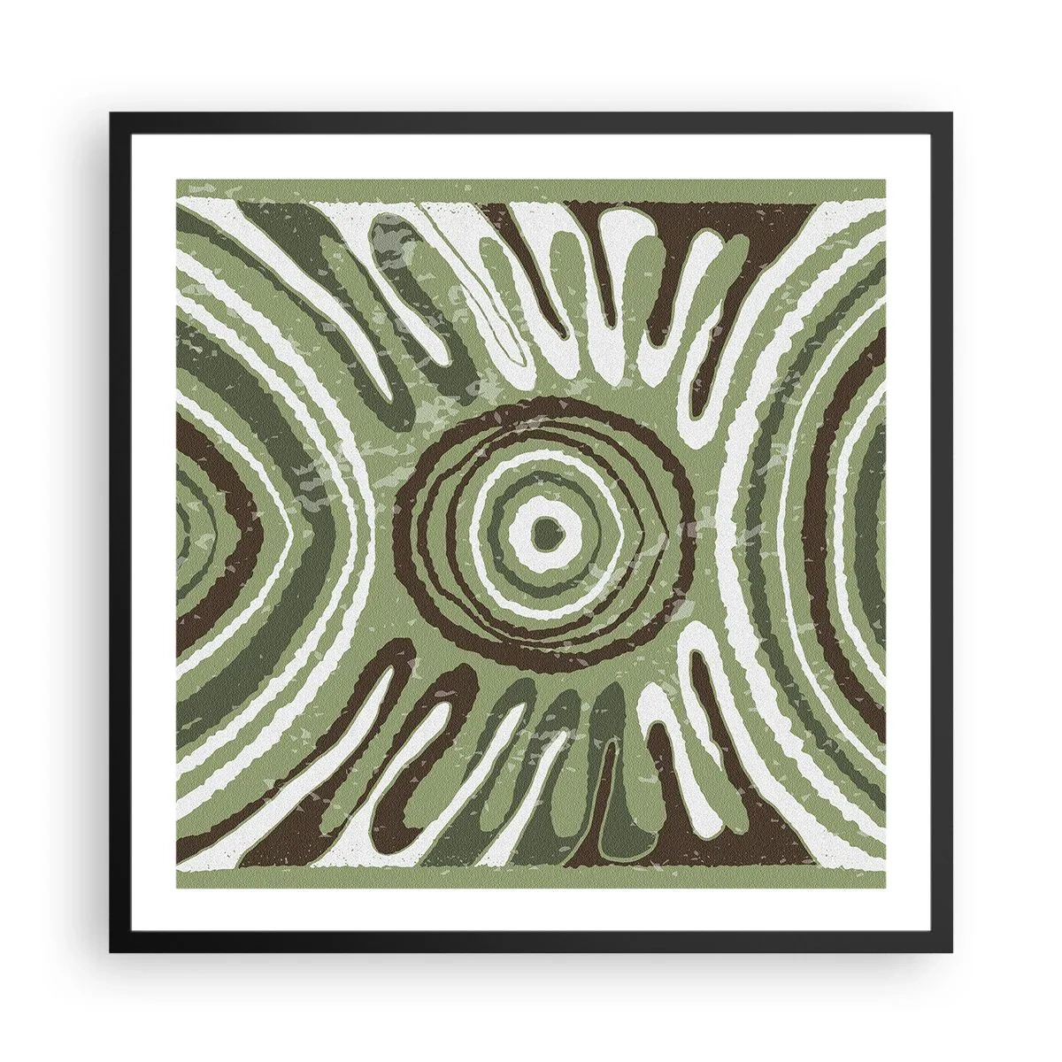 Poster in cornice nera - Esplosione di emozioni - 60x60 cm