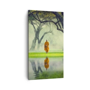 Quadro su tela - Stampe su Tela - In cammino verso l'illuminazione - 45x80 cm