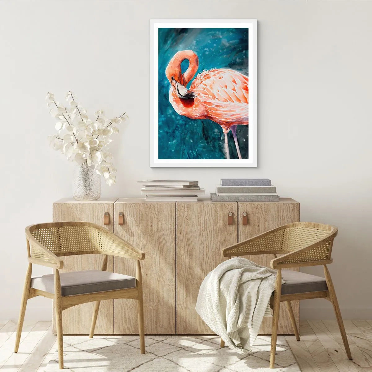 Poster in cornice bianca - Naturalmente decorativo  - 40x50 cm