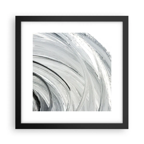 Poster in cornice nera - Composizione orbitale - 30x30 cm