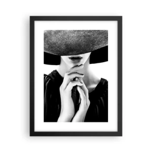 Poster in cornice nera - Bellezza celata - 30x40 cm