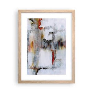 Poster in cornice rovere chiaro - Scritto sull'acqua - 30x40 cm