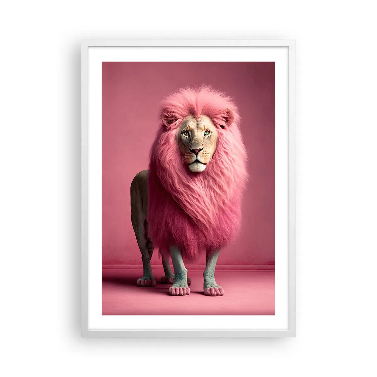 Poster in cornice bianca - E non mette più paura - 50x70 cm