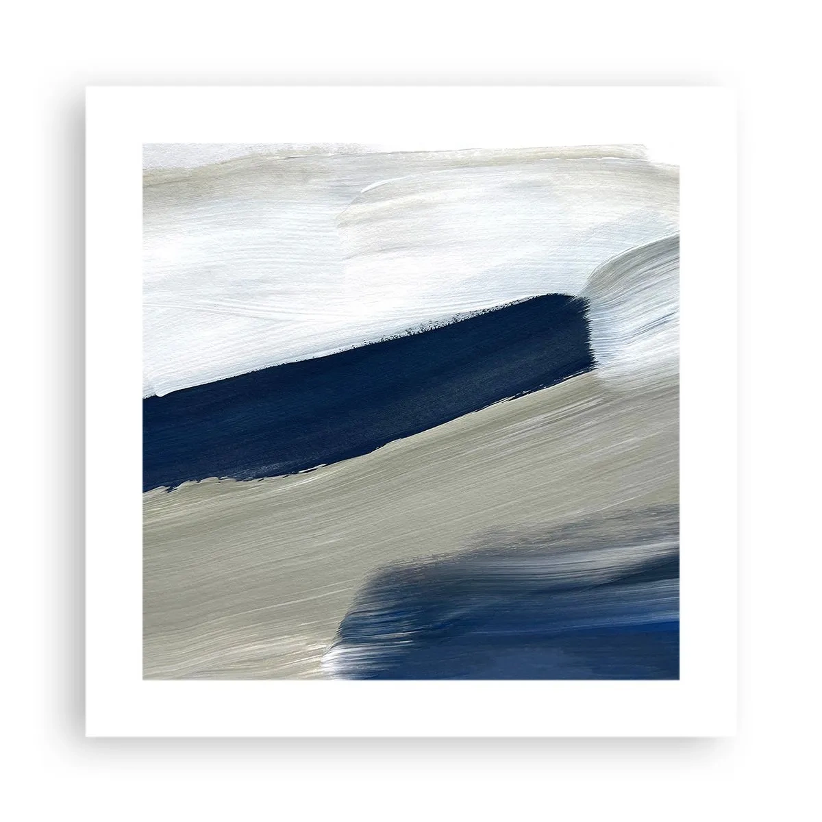 Poster - Incontro con il bianco - 40x40 cm