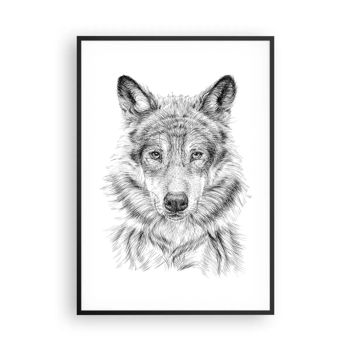 Poster in cornice nera - Condottiero nato - 70x100 cm