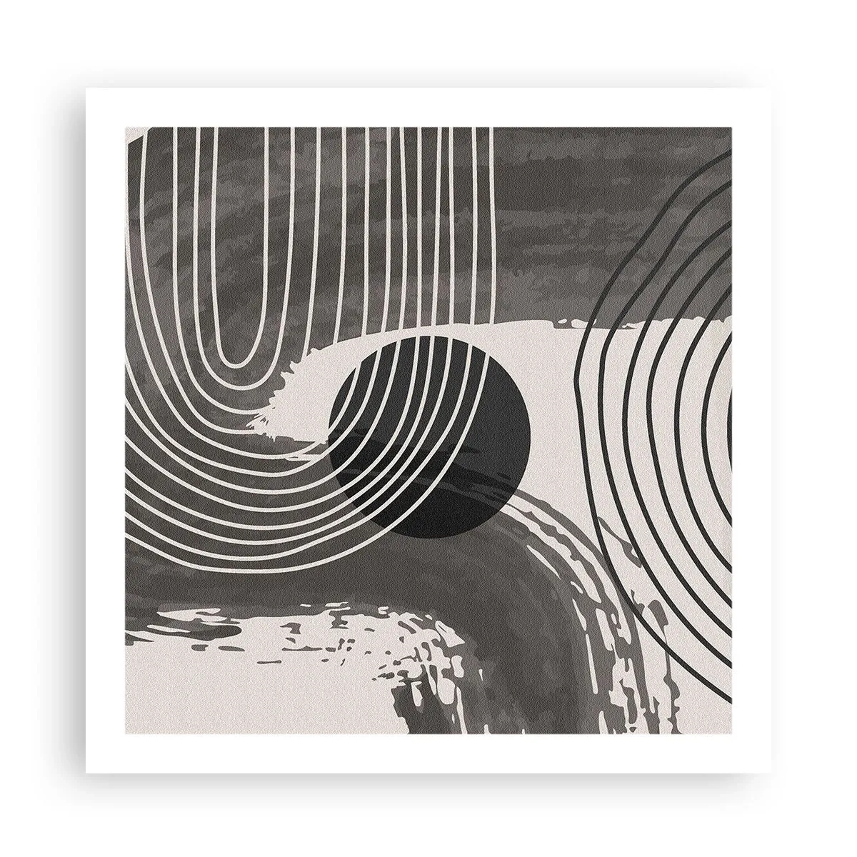 Poster - L'ovale vittorioso - 60x60 cm