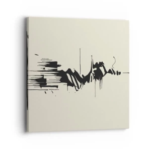 Quadro su tela - Stampe su Tela - Astrazione frettolosa - 40x40 cm