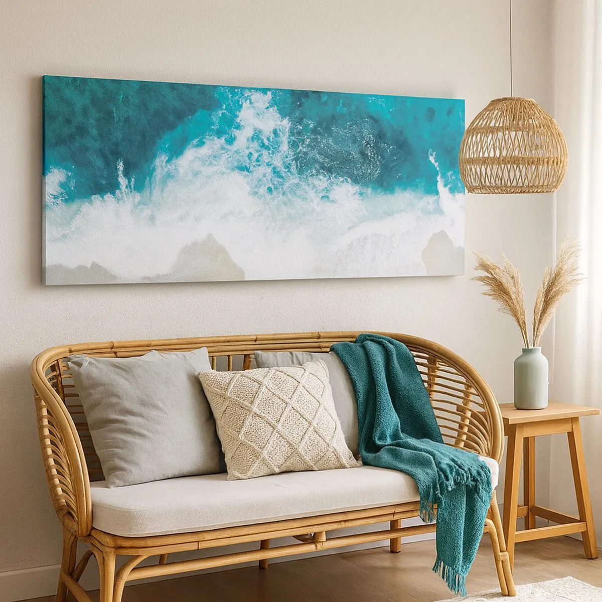 Quadro su tela - Stampe su Tela - Morbidezza naturale - 100x40 cm