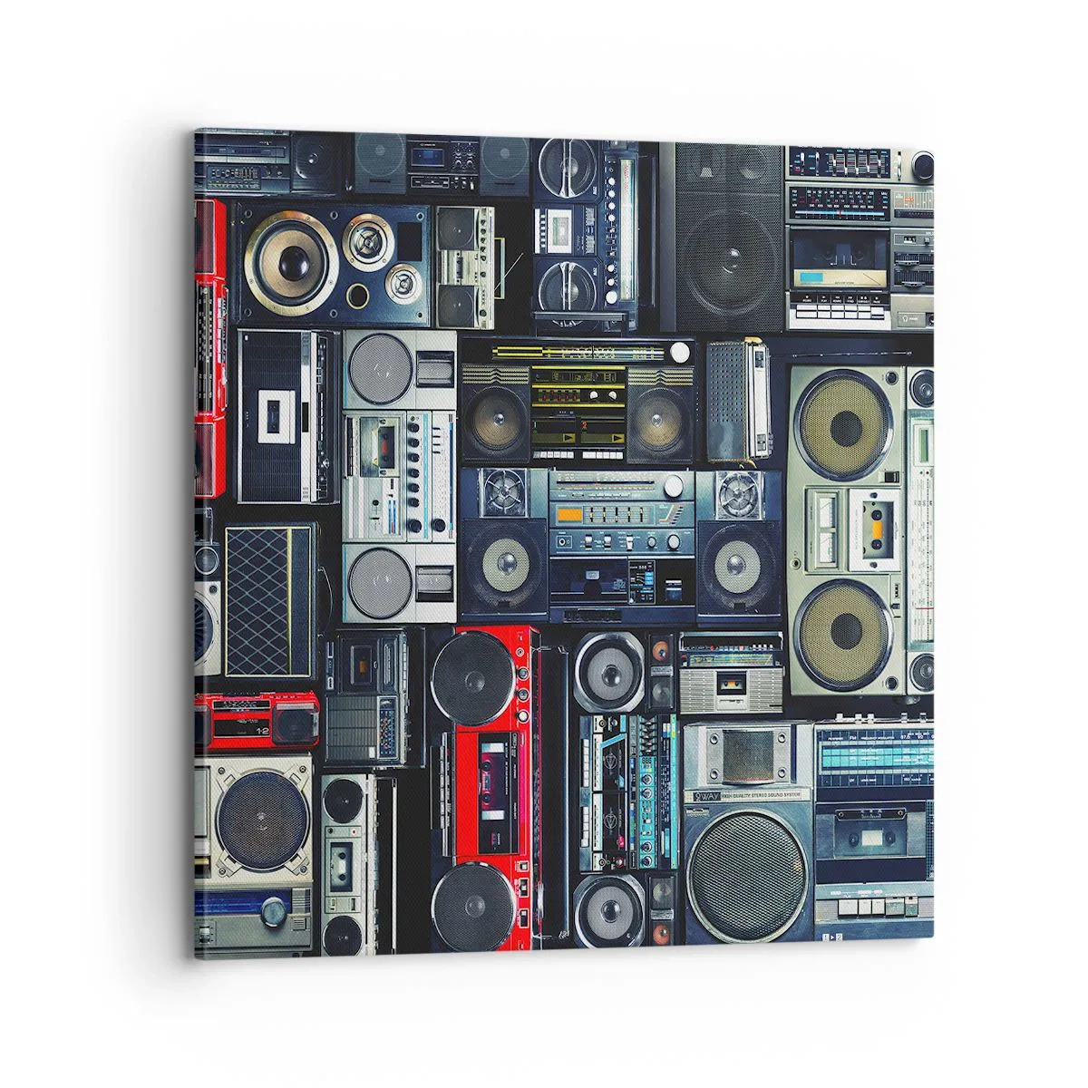 Quadro su tela - Stampe su Tela - Nostalgia degli anni '80 - 70x70 cm