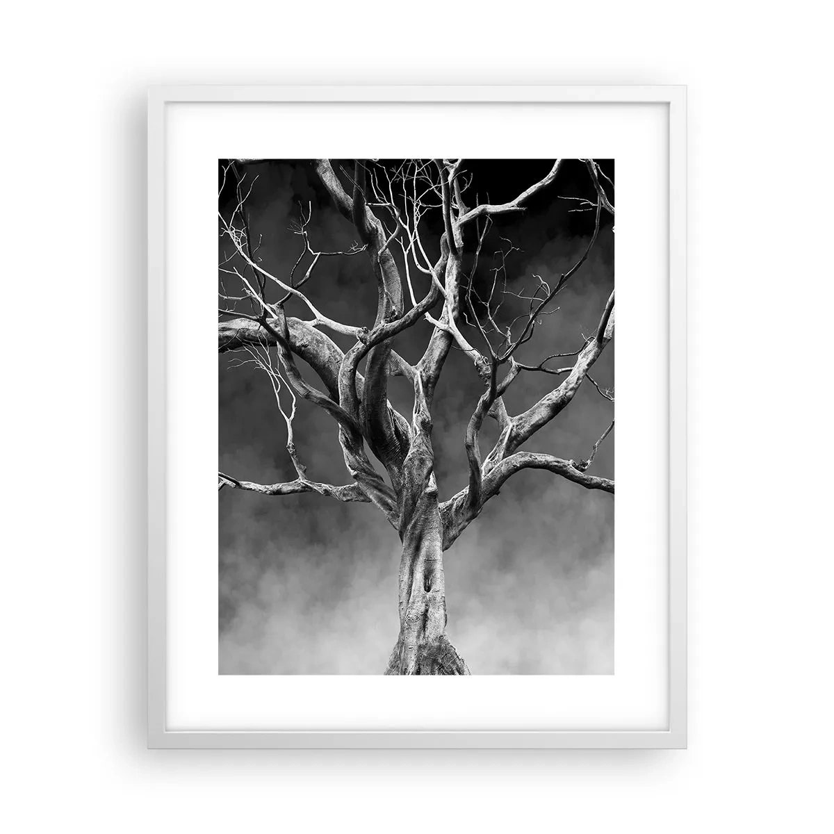 Poster in cornice bianca - Primordiale e sacro - 40x50 cm