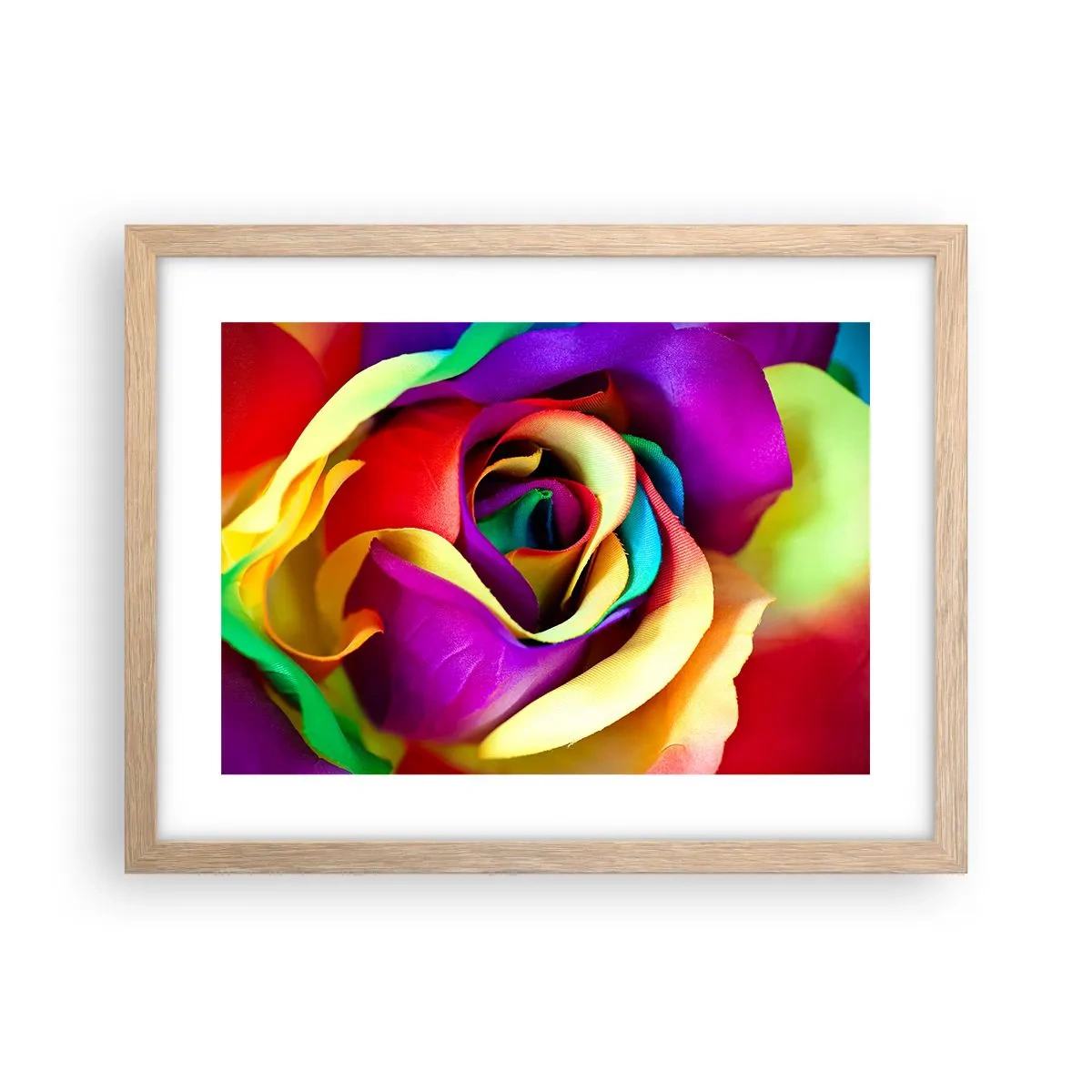 Poster in cornice rovere chiaro - È impossibile - 40x30 cm