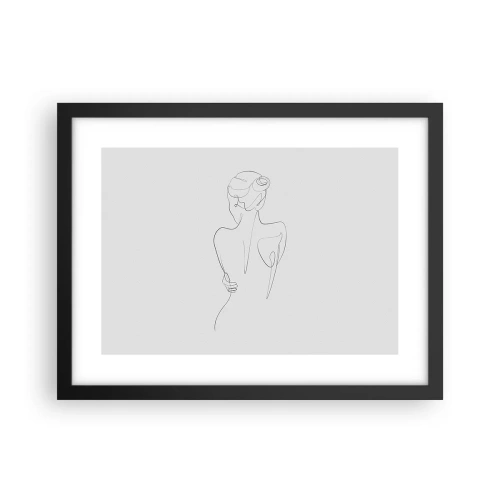 Poster in cornice nera - La musica del corpo - 40x30 cm