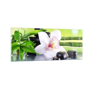 Quadro su vetro - Freschezza rinfrescante - 100x40 cm