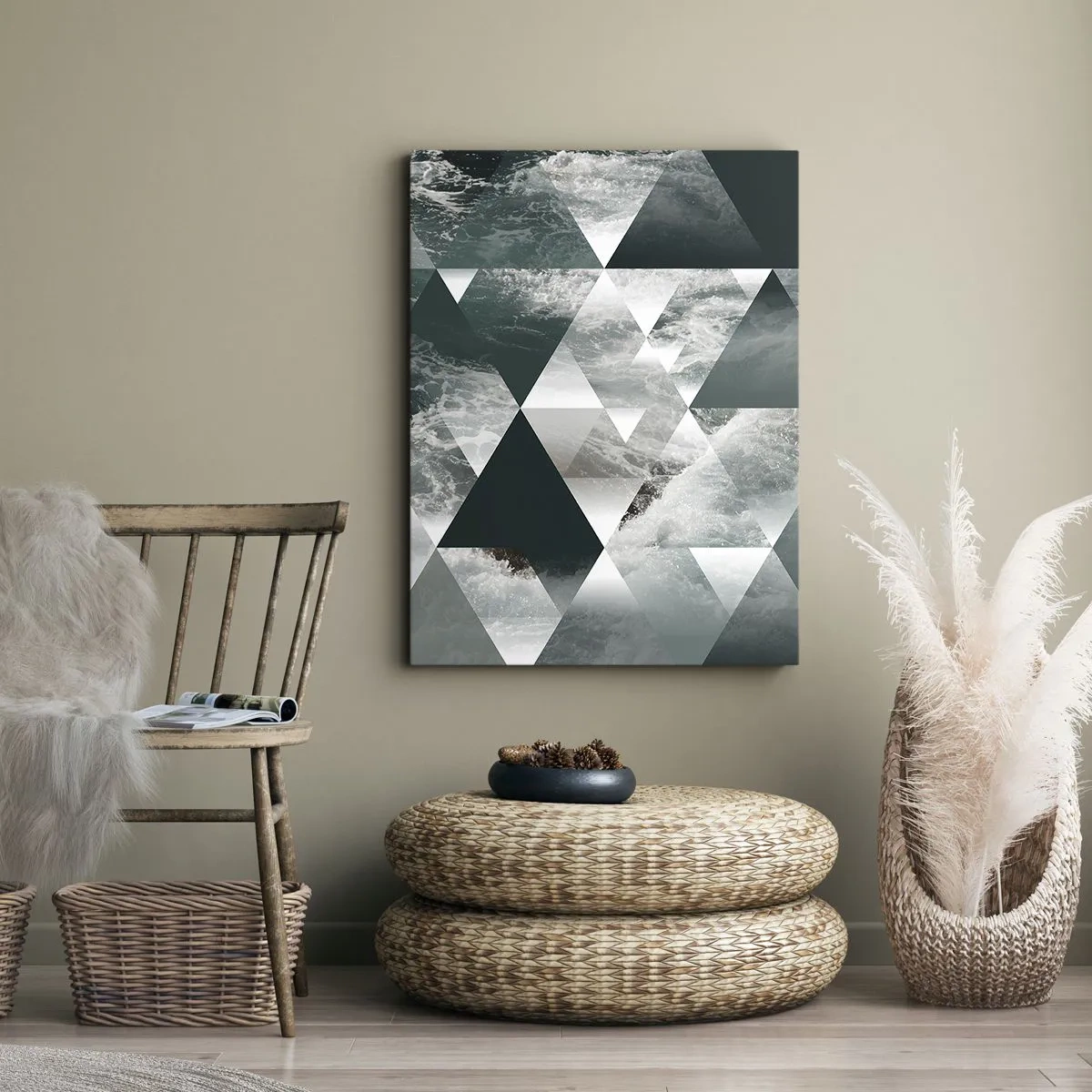 Quadro su tela - Stampe su Tela - Prospettiva di cristallo - 45x80 cm