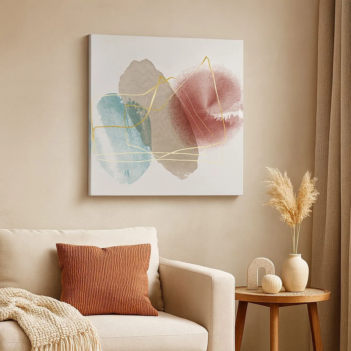 Quadro su tela - Stampe su Tela - Coralli dello spazio - 30x30 cm