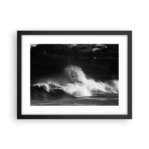 Poster in cornice nera - Sfida accettata! - 40x30 cm