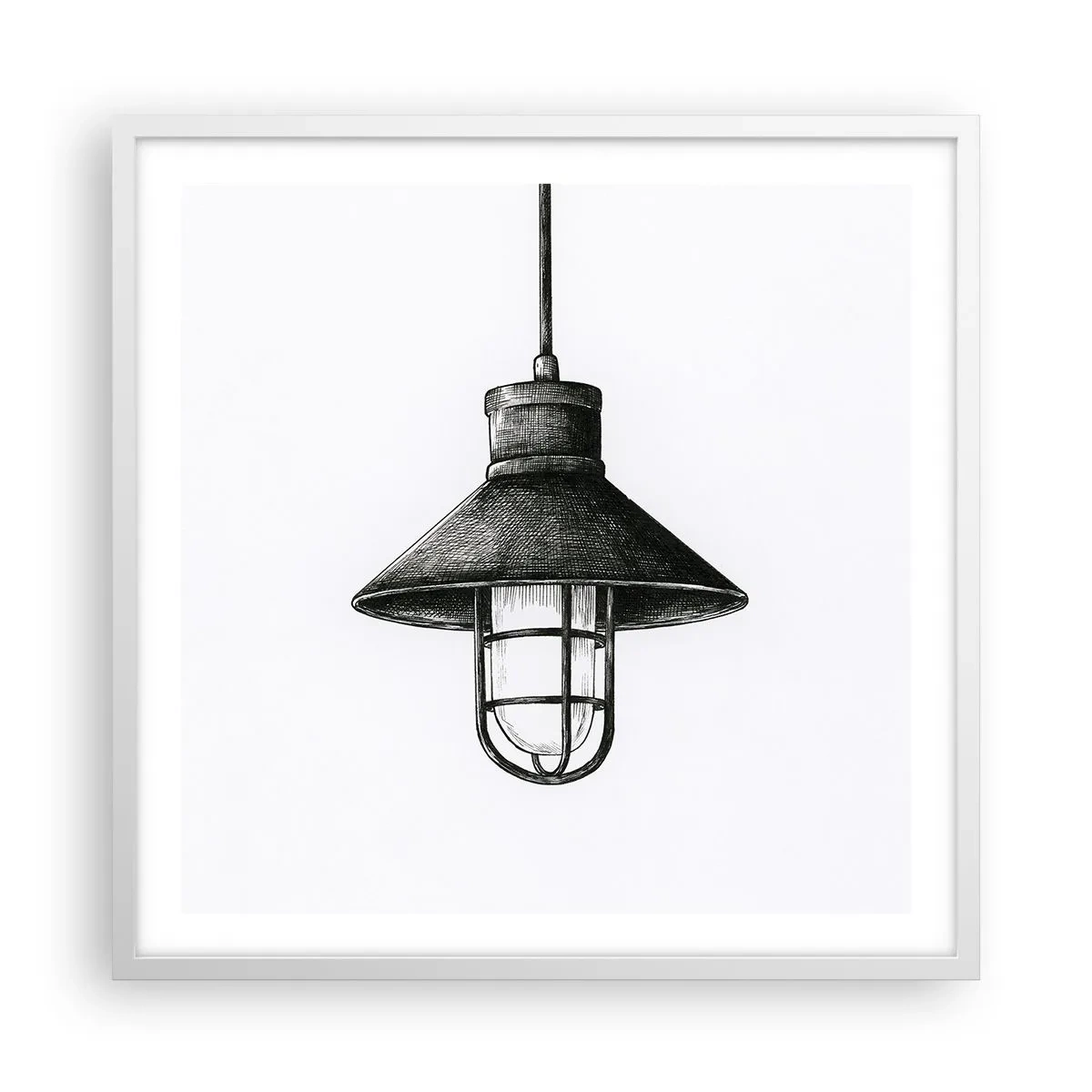 Poster in cornice bianca - Come tanti anni fa... - 60x60 cm