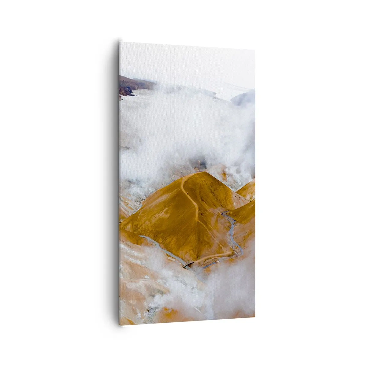 Quadro su tela - Stampe su Tela - La bellezza severa dell'Islanda - 65x120 cm