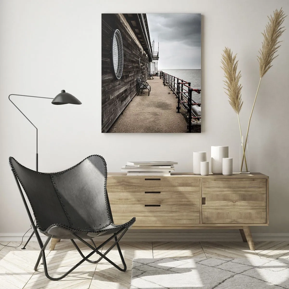 Quadro su vetro - Il tempo si è fermato - 80x120 cm