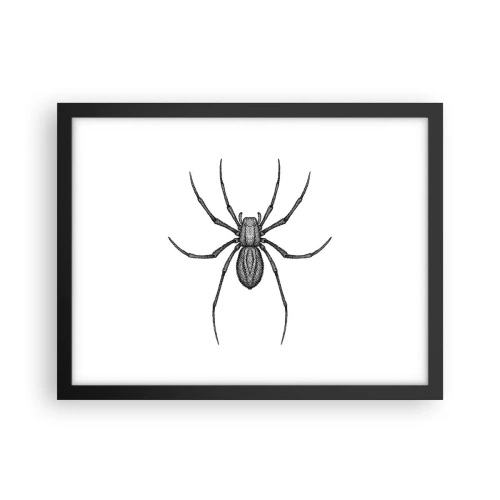 Poster in cornice nera - Precisione inquietante - 40x30 cm