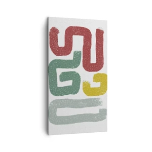 Quadro su tela - Stampe su Tela - In una lingua sconosciuta - 45x80 cm