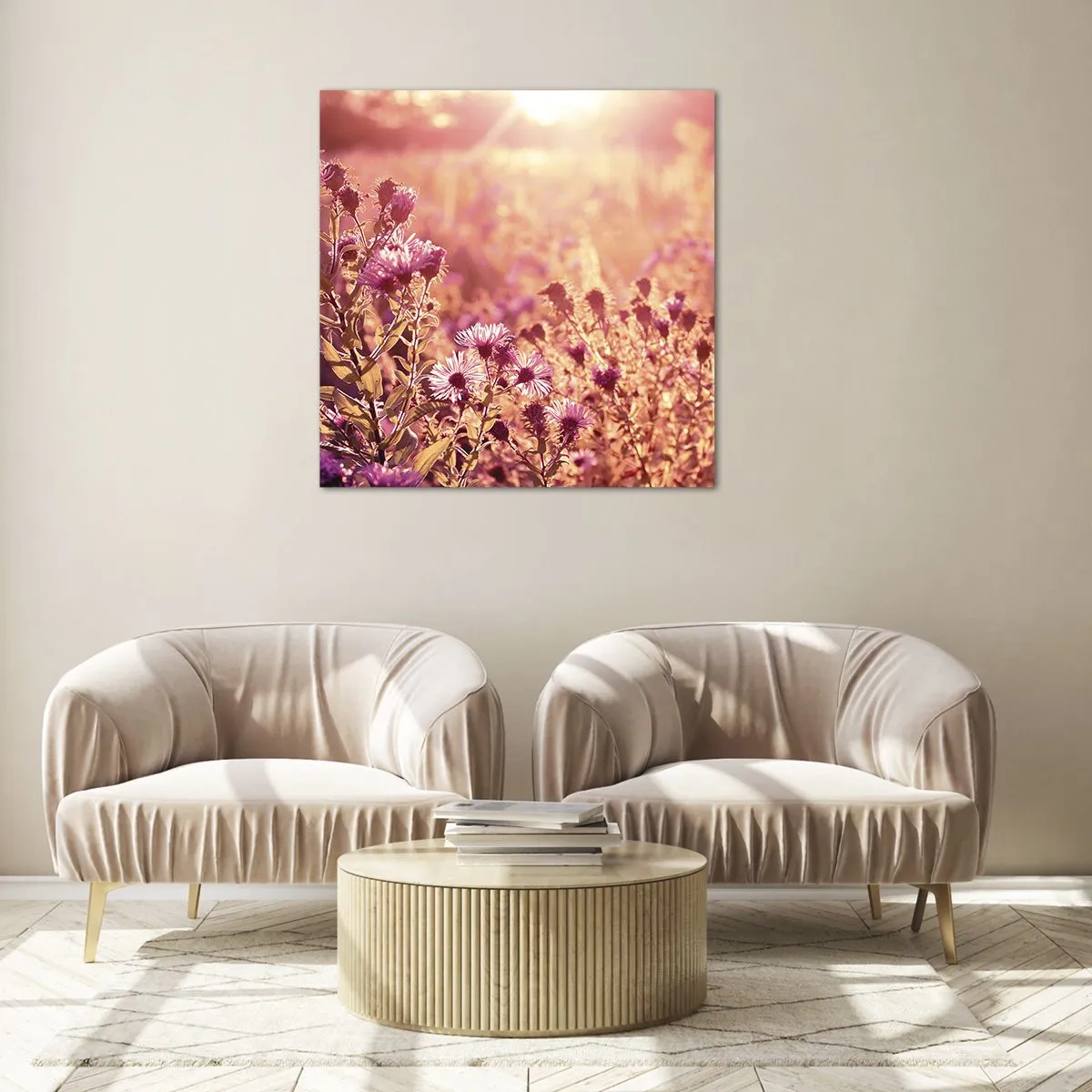 Quadro su vetro - Prima della fine dell'estate - 30x30 cm