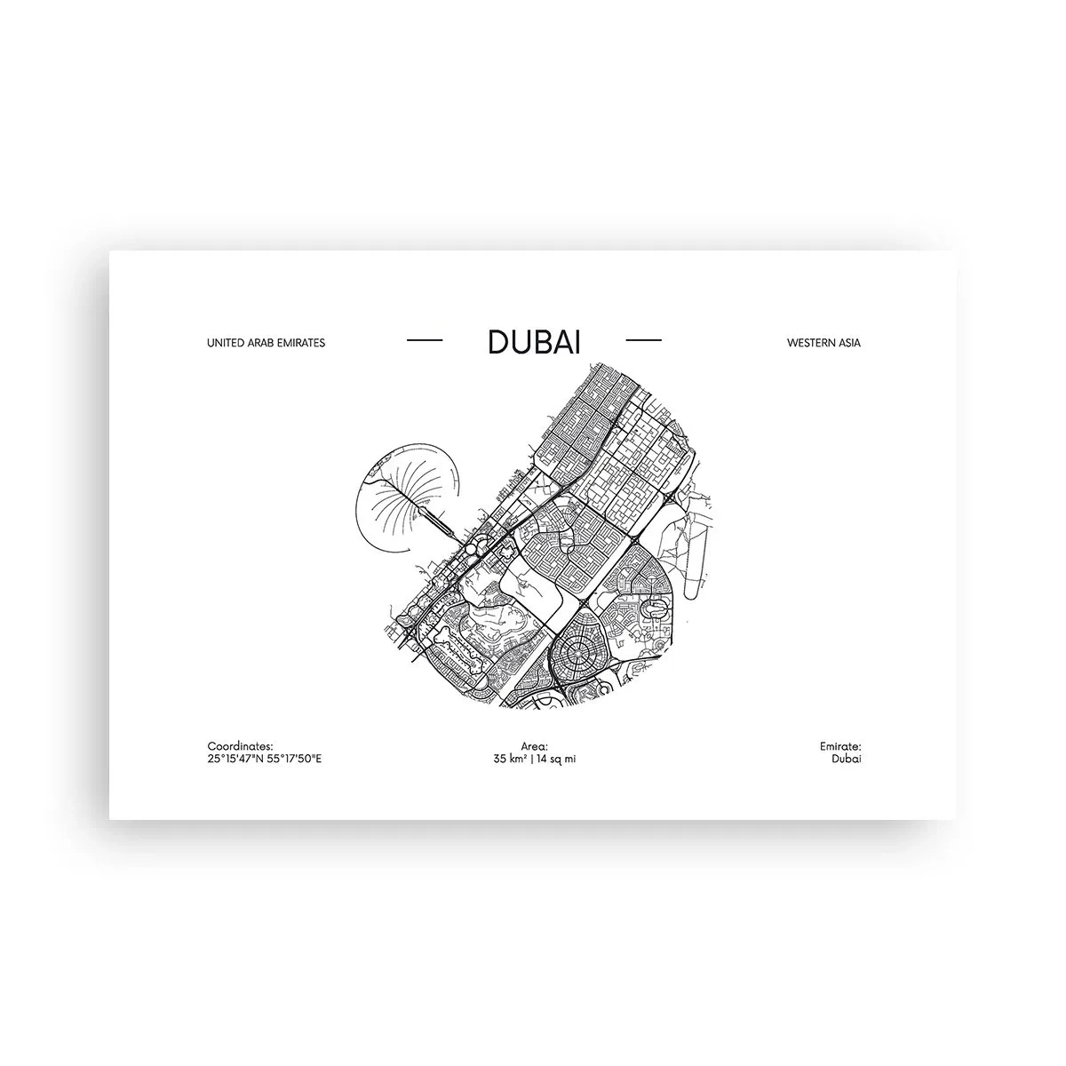 Poster - Anatomia di Dubai - 91x61 cm
