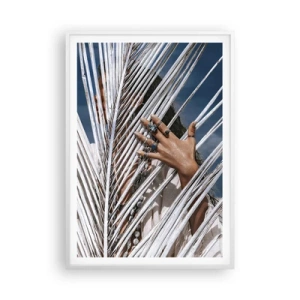 Poster in cornice bianca - La ragazza dello sciamano? - 70x100 cm