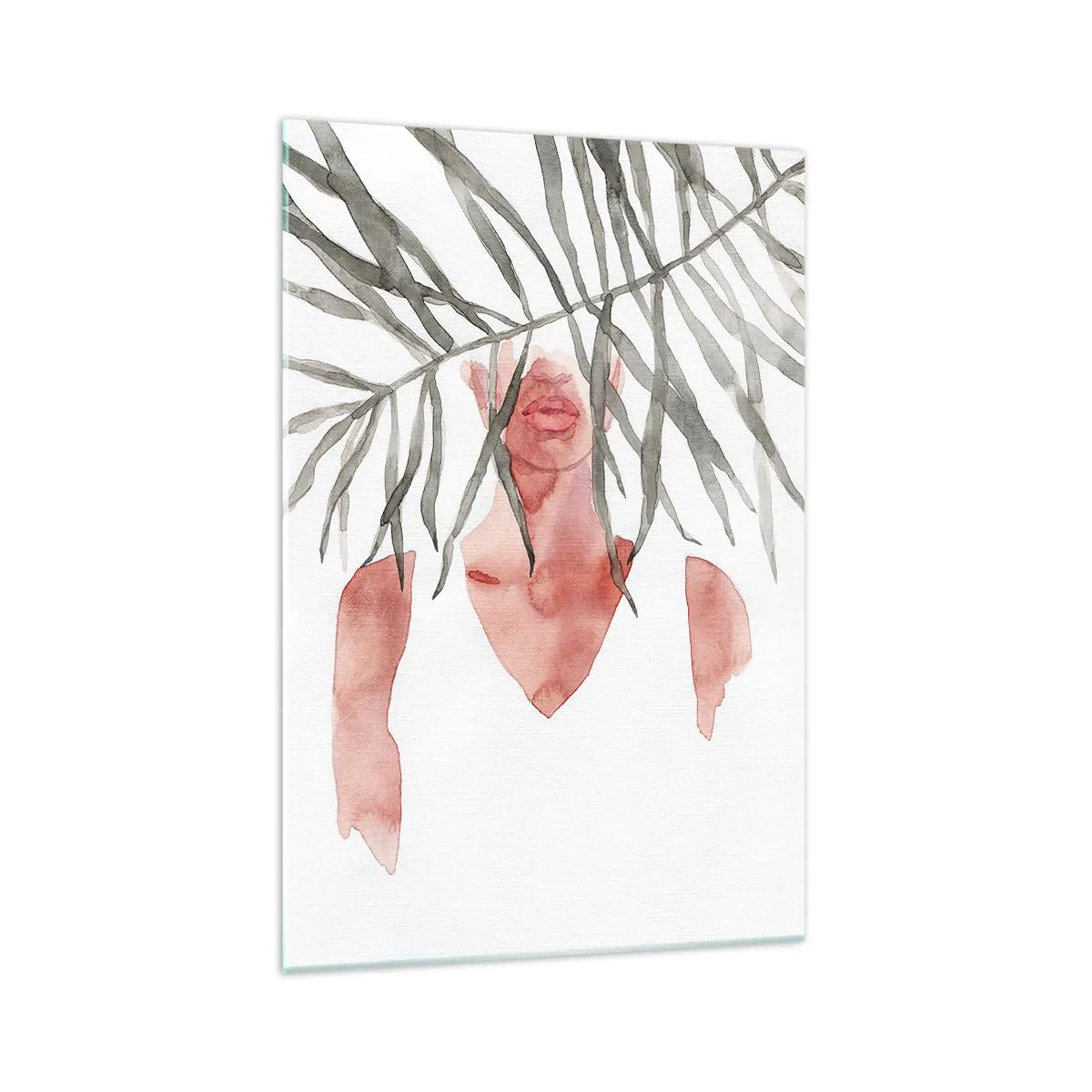 Quadro su vetro - Dama dei tropici - 70x100 cm