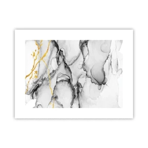 Poster - Composizione con motivo d'oro - 40x30 cm