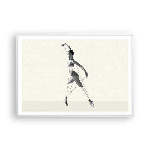 Poster in cornice bianca - Nel teatro del mondo - 100x70 cm