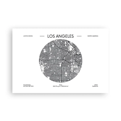 Poster - Anatomia di Los Angeles - 91x61 cm