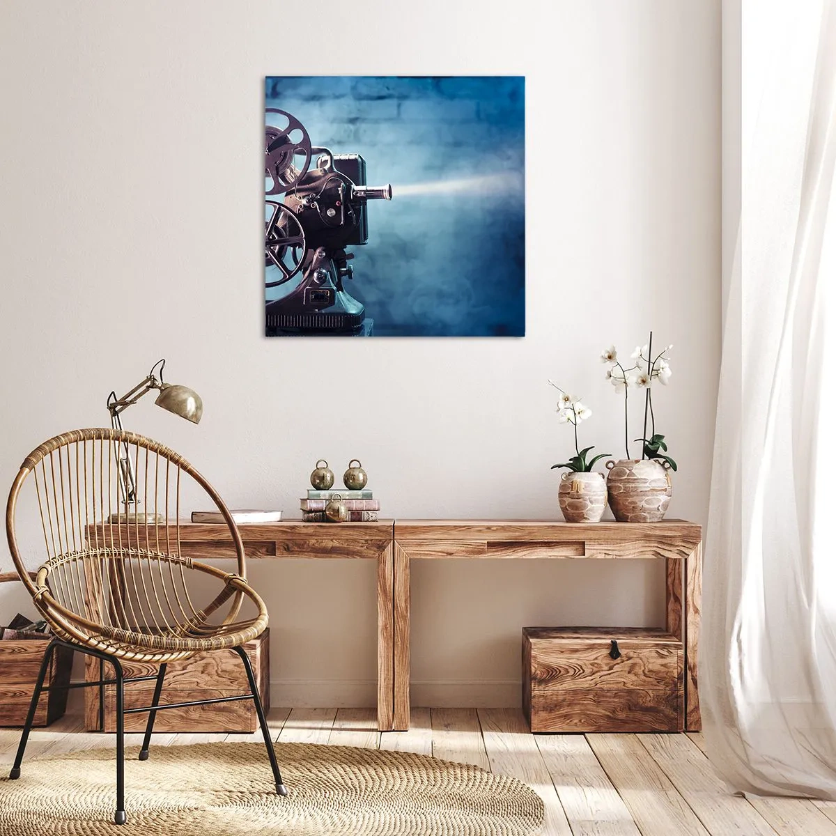 Quadro su tela - Stampe su Tela - Nel vecchio cinema - 30x30 cm