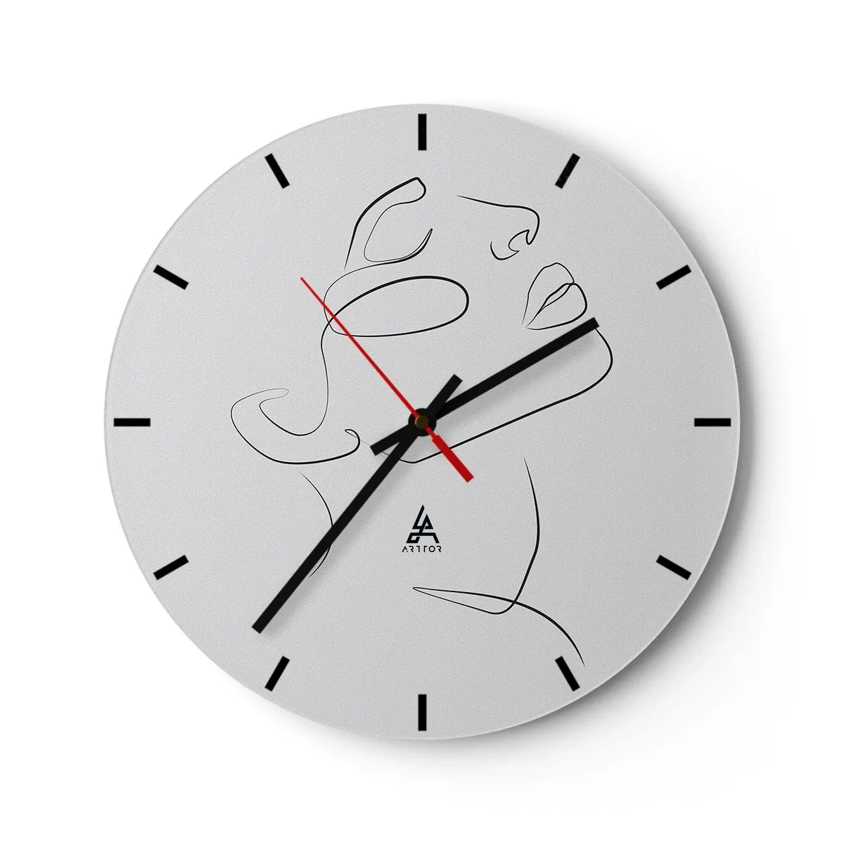 Orologio da parete - Orologio in Vetro - I meandri dei sogni - 40x40 cm