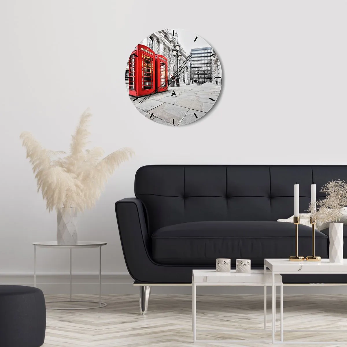 Orologio da parete - Orologio in Vetro - Welcome to London - 30x30 cm