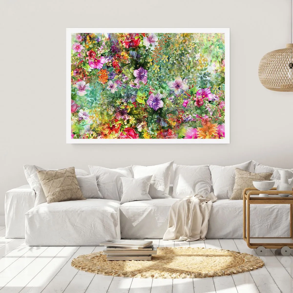 Poster - Perdersi nei fiori - 70x50 cm