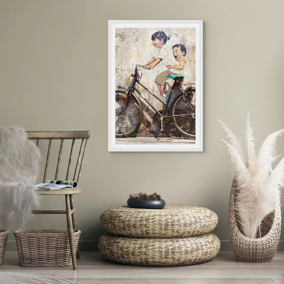 Poster in cornice bianca - Vero o falso? - 40x50 cm