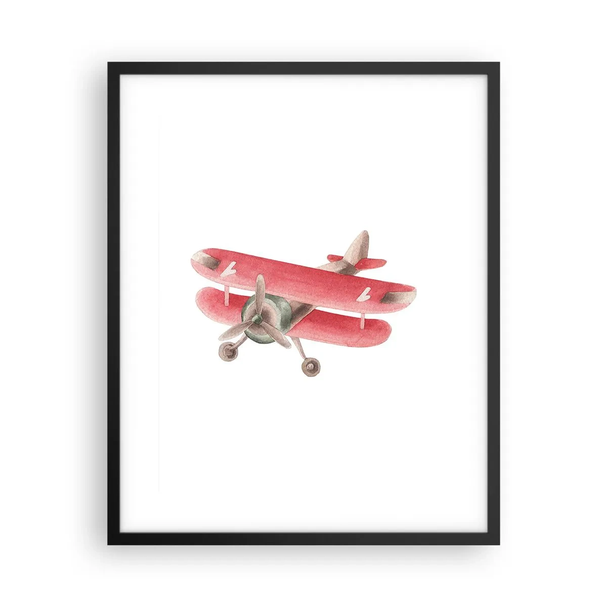 Poster in cornice nera - Pronto a volare alto - 40x50 cm
